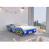 Children's Bed 70x140 cm (Gift Mattress) - Blue Flame Corvette