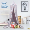 OEM Large Princess Bed Canopy Net For Kids Room 50x240cm Star Cloud Grey D003G