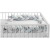SENSILLO BRAIDED CRIB BUMPERS 210 CM – Mint