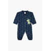 Pretty Baby Winter Baby Sleepsuit Long Sleeve Little Dino Dark blue