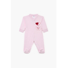 Pretty Baby Winter Baby Sleepsuit Long Sleeve Love Pink