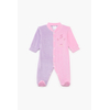 Pretty Baby Winter Velour Baby Sleepsuit Long Sleeve Unicorn Pink Lilac