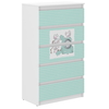 Children's Chest of Drawers R5 70x40x121cm Friends