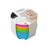 Kikka boo Set PP bowls 4pcs Rainbow 31302040162