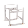 Wooden Rocking Base for Baby Bassinet White