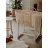 Wooden Rocking Base for Baby Bassinet White