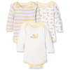 Schnizler Set 3 sq. bodysuits UNISEX 1-2 Years No 86-92 100% Yellow Dog cotton