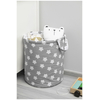 Sensilllo Υφασμάτινο Καλάθι Αποθήκευσης Αξεσουάρ Μωρού 40x50cm Grey Stars 8700