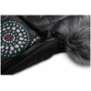 Sensillo Olaf Luxury Fur Ποδόσακος για Παιδικό Καρότσι 100x45cm Black SILLO-8364