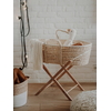 Ξύλινη Πτυσσόμενη Βάση για Βρεφική Καλαθούνα Φυσικό Γυαλιστερο