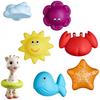 Sophie La Girafe Sophie's Sea World 7 Bath Toys 10+ months 523428