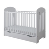 Baby Crib Star 2 in 1 60x120cm 3rd Levels White Star