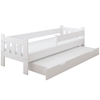 Stas Children's Bed 90x200cm with Drawer & Protective Rail White