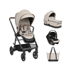 Kikka Boo Καρότσι 3 σε 1 Mia Μπεζ με Πορτ-Μπεμπέ και Κάθισμα Αυτοκινήτου