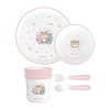 Kikka Boo Σετ Φαγητού 5τμχ PP Savanna Pink 31302040137