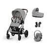 Cybex Balios S Lux Set 4 in 1 SLV Car Seat with Cloud G i-Size Plus Stone Grey 70000537