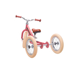 Trybike 2 in 1 Tricycle that converts into a balance bike Vintage Pink Matte