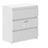 Children's Chest of Drawers R3 70x40x76cm White Bear