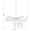 Wonderlamp Φωτιστικό Οροφής Για Παιδικό Δωμάτιο Helicopter W-A000122