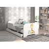Παιδικό Κρεβάτι Miki 160 x 80 cm με Συρτάρι + Δώρο Στρώμα - Giraffe Stand Tall