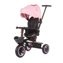 Chipolino Πτυσσόμενο τρίκυκλο 360 κάθισμα "Quick Fold" rose water TRKQF025RW