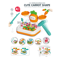 Chipolino 4 in 1 multifunctional balance toys - scale, fishing rod, gavel DIG02468882