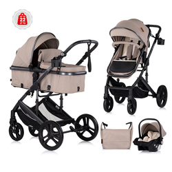 Chipolino Amore 3in1 0-22kg Μεταμορφώσιμο καροτσάκι τιραμισού KKAM02503TR