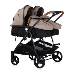 Chipolino Stroller for two kids Duo Smart tiramisu KBDS02503TR
