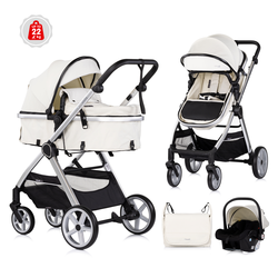 Chipolino Baby transformable stroller "VISTA" biscotta KKVS02504BI