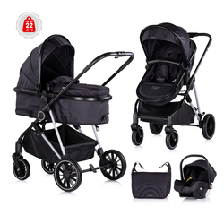 Chipolino Baby transformable stroller "AURA" blackberry KKAUR02501BB