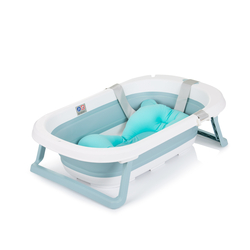 Chipolino Folding bathtub Isla with bath net (81 cm) - blue VKISL0241BL