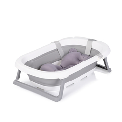 Chipolino Folding bathtub Isla with bath net (81 cm) - grey VKISL0243GY
