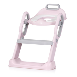 Chipolino Toilet trainer seat with ladder Flippy pink STPFL0253PI
