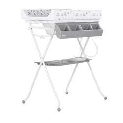 Chipolino Bath tub with bath stand and changing pad "Aqua" Giraffe SHVAQ0241GY