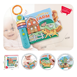 Chipolino Baby clothing book with music and light "Farm" DIG02406069