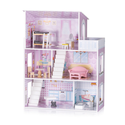 Chipolino Ξύλινο Κουκλόσπιτο με έπιπλα 13PCS DIWH02407627
