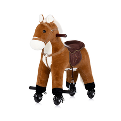 Chipolino Pony with wheels and sound brown RHWSO02501BROW