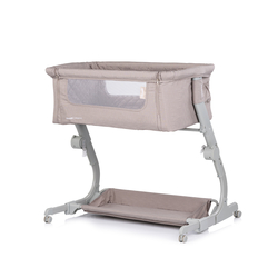 Chipolino Co-sleeping crib with drop side “Eleganza" tiramisu KOSEL0252TR