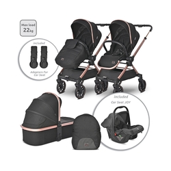 Lorelli Reya 3in1 Σύστημα Μεταφοράς 0-22kg Black Jasper 10021952401