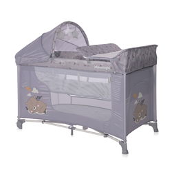 Lorelli Moonlight 2 Plus Παρκοκρέβατο 2 επιπέδων με αξεσουάρ Grey Dream 10080572365