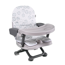 Lorelli FEEDING CHAIR EGO PLUS 2in1 WHITE FLUFF PU LEATHER 10100502323