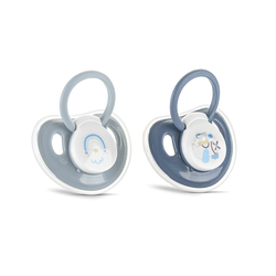 Lorelli Πιπίλα με Κάλυμμα  My Friend 2τμχ Cameo Blue