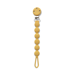 Lorelli SILICONE PACIFIER HOLDER NATURAL YELLOW 10220800001