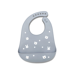 Lorelli SILICONE BIB NATURAL GREY 10230670003