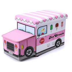 Toy Foldable Storage Box - Pink