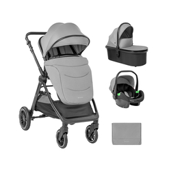 Kikka Boo Ava 3σε1 Πολυμορφικό Αναστρέψιμο Παιδικό Καρότσι 0-22kg  Grey 31001010062
