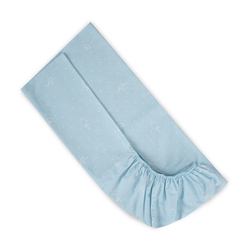 Lorelli FITTED SHEET 60/120+15cm LITTLE BEAR BLUE 20051315901