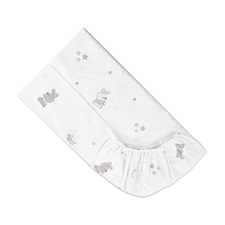 Lorelli FITTED SHEET 60/120+15cm LITTLE RABBITS GREY 20051316601