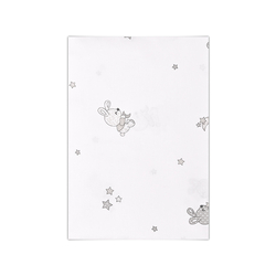 Lorelli FLAT SHEET 150/100cm LITTLE RABBITS GREY 20051326601