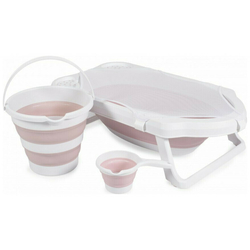 Cangaroo Hawaii Set of 4 pcs. Folding Baby Bathtub 80cm Pink 3800146268756